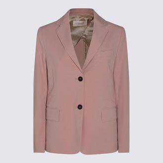Montedoro Red Pink Cotton Casual Jacket