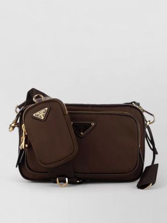 Prada shoulder bag adjustable strap detachable pouch