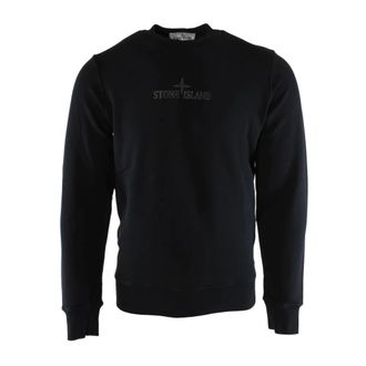 Stone Island Sweater - Heren - Sweatshirts - Blauw - S - Katoen - Hoodies & sweatvesten