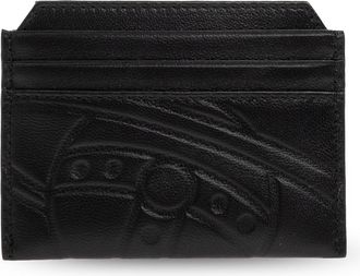 Vivienne Westwood Leather Card Holder, Unisex, Black