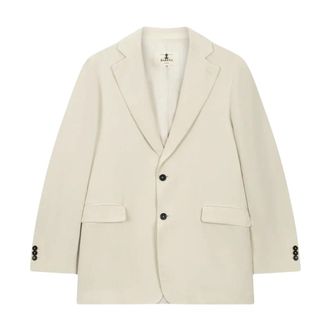 Barena Blazers, female, Beige, Size: 3XS Giacca over monopetto