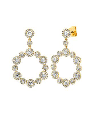 Diana M. Jewels Fine Jewelry 14K 2.07 Ct. Tw. Diamond Drop Earrings
