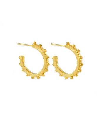Ottoman Hands Aida Hoop Earrings in Brass at Nordstrom
