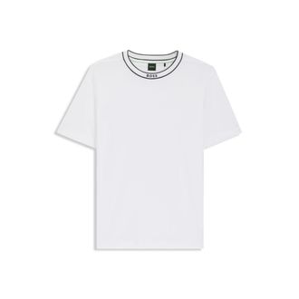 BOSS Cotton T-shirt with logo crew neck