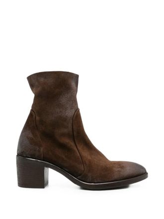 Strategia Boots High Heel Wash Bitter Iron