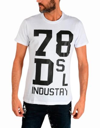 Diesel Mens DIESEL T DIEGO ND Mens T Shirt Short Sleeve Crew Neck Casual Summer Cotton Tees - White - Size: 42