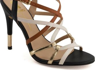 Andrea Womens Strappy Stiletto Sandal In Multicolor