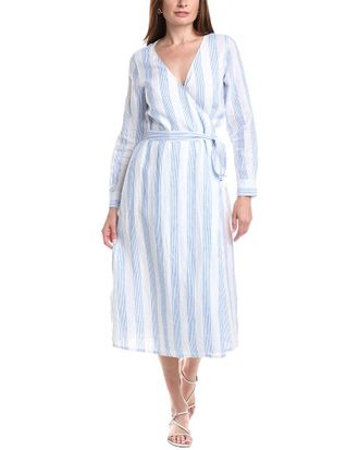 Tommy Bahama Bayside Isle Wrap Linen Dress