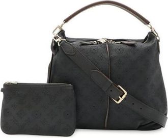 Louis Vuitton Pre-owned Mahina Selene PM Handbag - Dames - Vintage Handtas - Zwart - ONE Size - Leer - Vintage