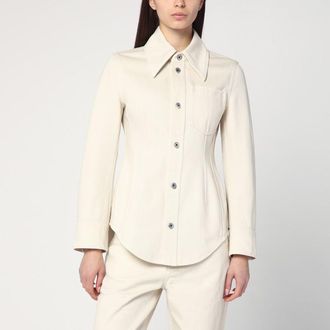 Bottega Veneta Pale Meringue shirt in denim