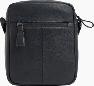 Oliver Sweeney Mens Oliver Sweeney Milled Leather Cross-body Bag - Navy - Size: ONE size