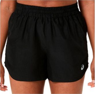 Asics Nagino Run Adjustable 4 Short Laufshorts f&uuml;r Damen | schwarz