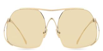 Miu Miu MUA55S 5AK10R Womens Sunglasses Gold Size 57