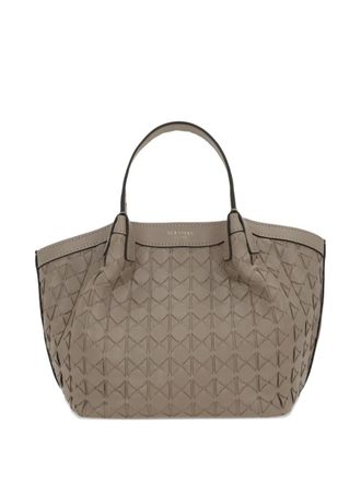 Serapian mini Secret woven tote bag - Neutrals