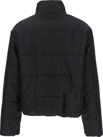 Moschino Womens Black Polyamide Full-Length Jacket Clothing