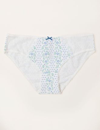 Fat Face FatFace Ivory Geo Floral Classic Knickers