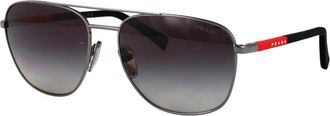 Prada PS 54Zs Zonnebril - unisex - Zonnebrillen - Zwart - 60 MM - Accessoires