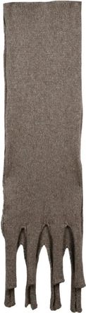 Alpha Studio Sciarpa - Dames - Wintersjaals - Beige - ONE Size - Wol - Accessoires