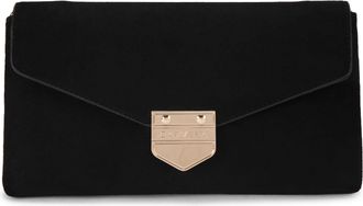 Carvela Womens Suedette Maria Envelope Clutch Bag - Black - One Size
