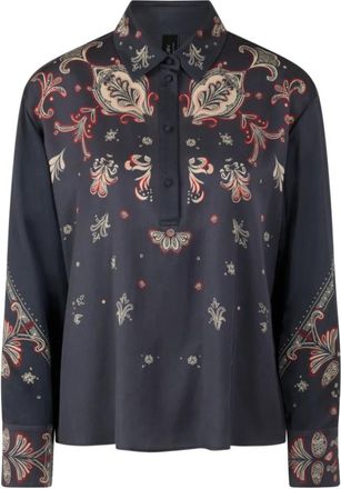 Marc Cain AC 51.04 W06 Blouse - Dames - Blouses & Shirts - Veelkleurig - Maat: L Viscose