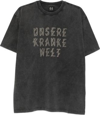 44 Label Group T-shirt con logo - Grigio