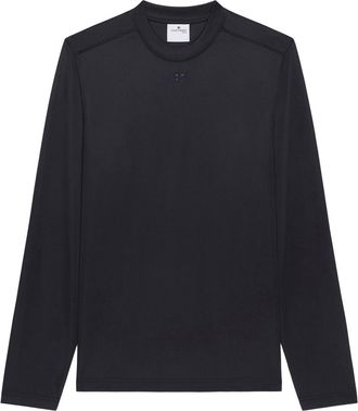 Courrèges football T-shirt - Black