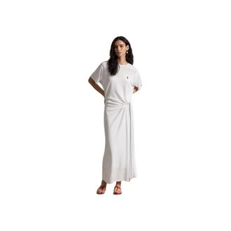 Polo Ralph Lauren Abito a T-Shirt con Dettaglio Twist - - Dresses - Donna - Bianco - S
