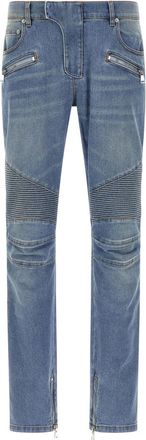 Balmain Blue Biker jeans