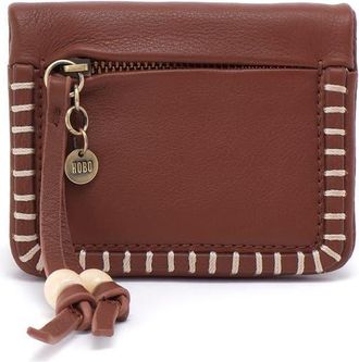 Hobo Mini Lumen Leather Bifold Wallet in Cocoa Bean at Nordstrom
