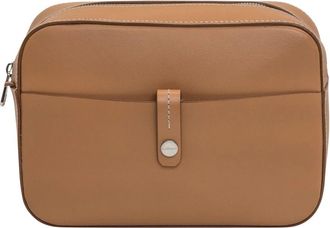 IL BISONTE Crossbody Bag - Dames - Schoudertassen - Beige - ONE Size - Leer - Tassen