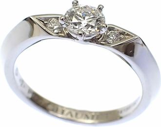 Chaumet Platinum Platinum 950 Band Ring (Pre-Owned)