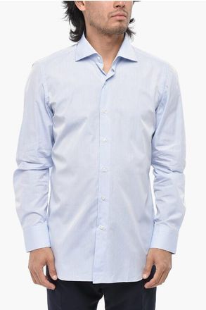 Finamore Cotton Poplin Shirt EDUARDO With French Collar size 43