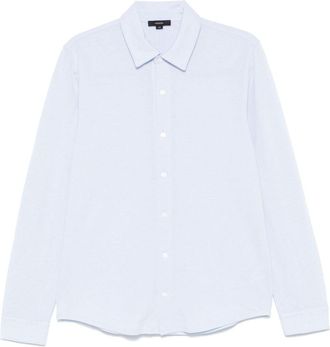 Vince Camicia piqué - Blu