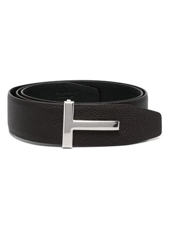 Tom Ford Dark Brown Leather Belt