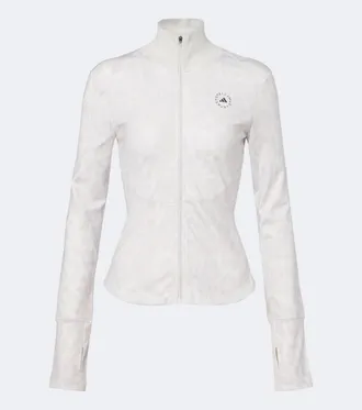 adidas by Stella McCartney Logo leopard-print jacket