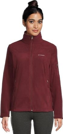 Columbia Fast Trektm II Jacket Womens Coat Rich Wine : 2XL, Polyester/Fleece