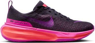 Nike Womens ZoomX Invincible Run Flyknit 3 - Running Shoes Purple/Pink/Black Size 10.0