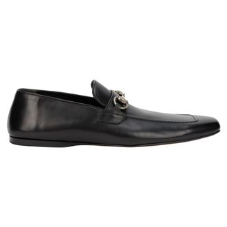 Gucci Loafer met paardenbit - Heren - Schoenen - Zwart - Maat: 43 1/2 EU Leer