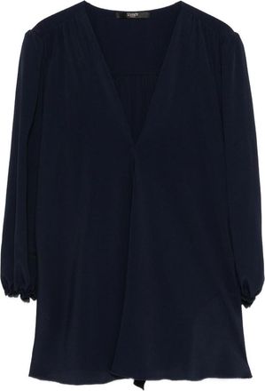 Seventy Blue V-Neck Blouse