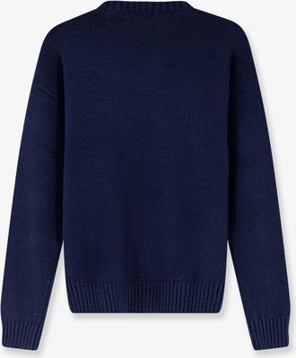 Polo Ralph Lauren Mens Cotton And Linen Blend Sweatshirt Blue Sweatshirts Sweater