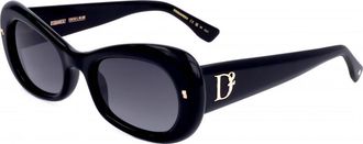 Dsquared2 Womens D20110 52 S 807 Sunglasses - Black - One Size
