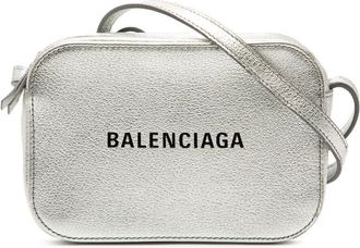 Balenciaga Pre-owned Balenciaga XS Metallic Leather Everyday Camera Bag 552372 1460 X 568008