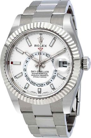 Rolex Sky-Dweller White Dial Automatic Mens Oyster Watch 326934WSO