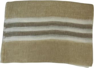 D.exterior Lurex Detail Sjaal - Dames - Sjaals - Beige - ONE Size - Polyester - Accessoires