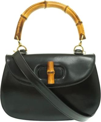 Gucci Pre-owned Handbags, female, Black, Size: ONE SIZE Pre-owned Leather gucci-bags