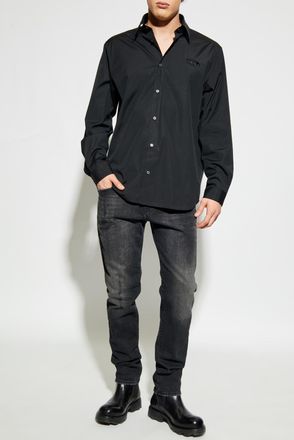 Diesel Shirt S-SIMPLY-GSBH, Mens, Black