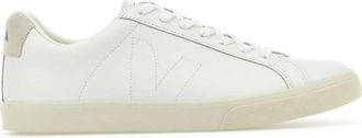 Veja White Leather Esplar Sneakers