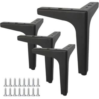 OEM 4 Patas Para Muebles, Patas Para Sof&aacute;, Capacidad De Carga De Hasta 800 Kg, Patas De Mesa De Metal, Patas De Soporte Para Mesa, Con Tornillos, Aptas Pa