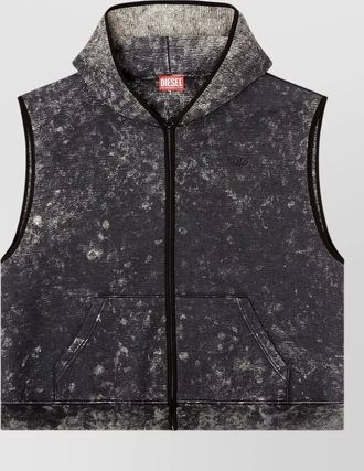 Diesel hooded jacket lycra trim relaxed fit