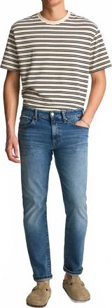 Mavi Marcus Mid Vintage Selvedge Jeans In Blue